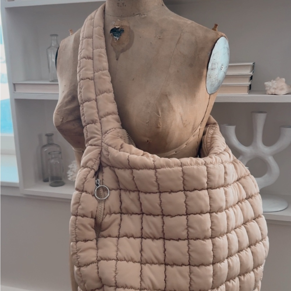 Free People Quilted Carryall Puffer Crossbody